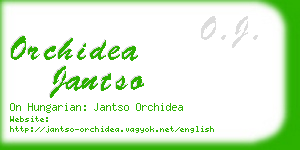 orchidea jantso business card